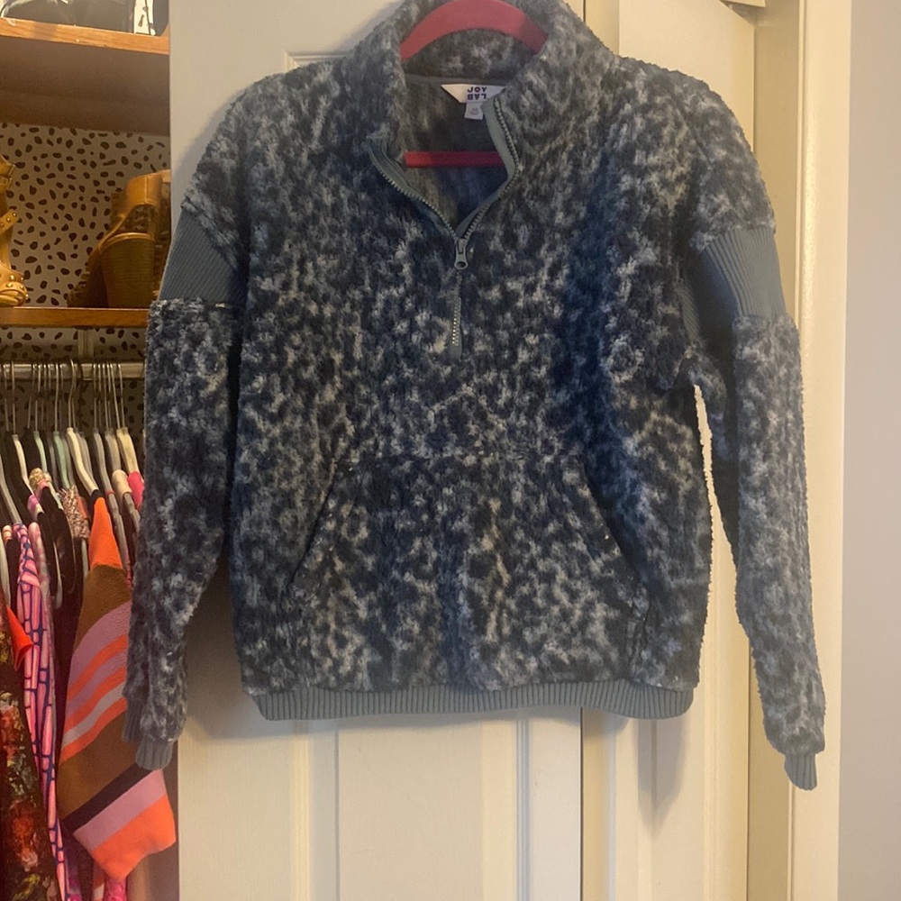 Joy Lab Sherpa 1/2 Zip Sherpa Pullover. Women Size XS
